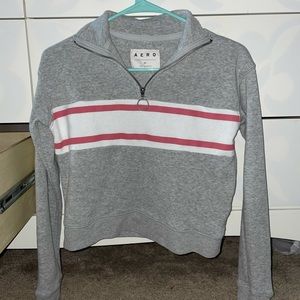 aeropostale fleece half zip